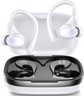 Wireless Earbuds WHITE, 60H Playback Bluetooth 5.3 Headphones - Long