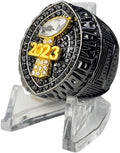 2023 Black Plated Fantasy Football Championship Trophy Ring