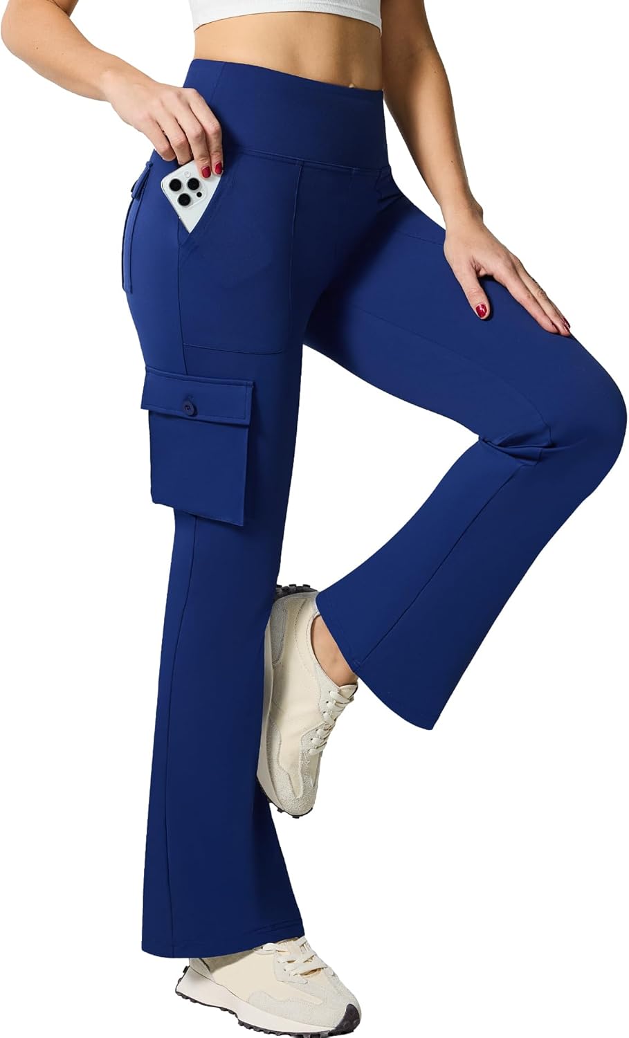 Yoga Flare Leggings for Women High Waisted Cargo Pants