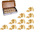 Wood Deck Brass Anchor with Collar for Pool Safety Cover 10 Pack