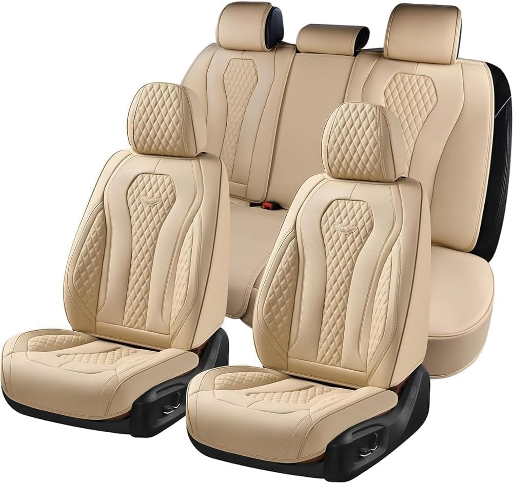 Coverado Automotive Seat Covers Full Set for Stylish Protection