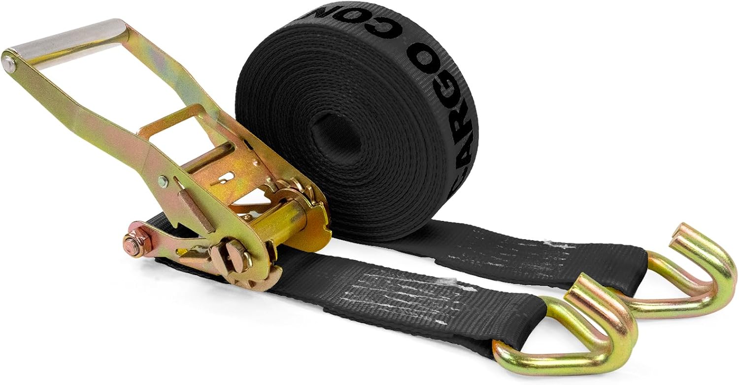 US Cargo Control Wire Hook Ratchet Strap for Heavy Loads