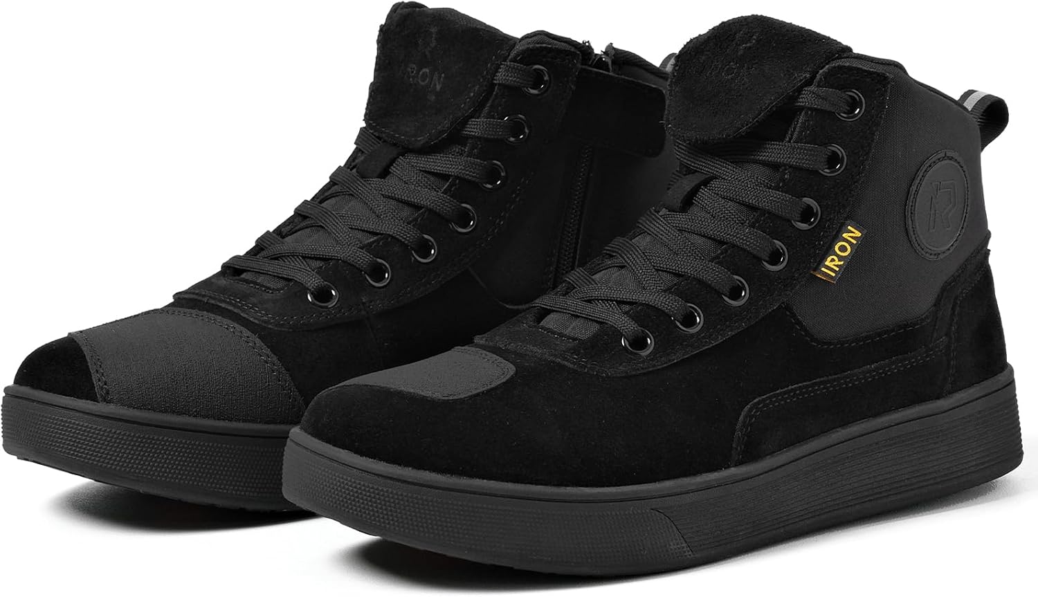 Motorcycle Shoes for Men with Thickened Anti-Slip Sole and Support