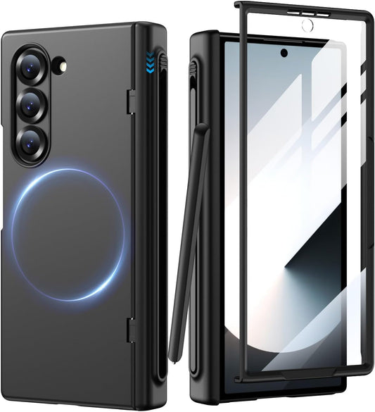 Samsung Galaxy Z Fold 6 Case with S Pen Holder and Protection