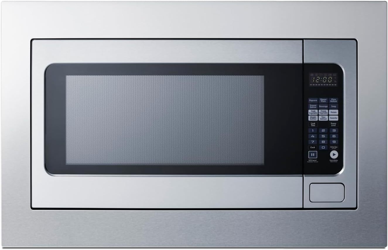 Summit Stainless Steel Built-In Microwave 2.2 cu. ft. - 1200W