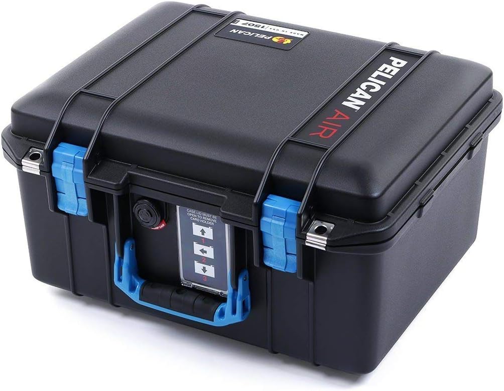 Black & Blue Pelican 1507 Air Case with Foam for Protection