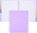 Talia Discbound Notebook Letter Lavender - Customizable Planner