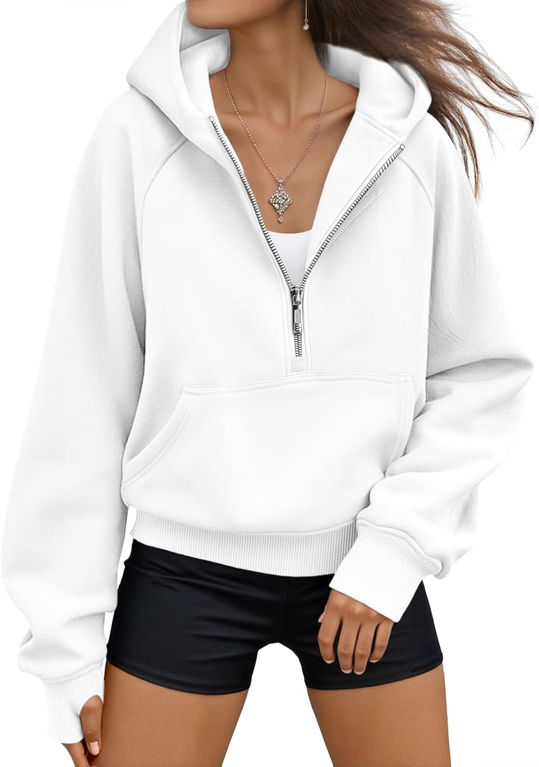 AUTOMET Womens Hoodies Fleece Zip Up Sweatshirts for Fall Fashion