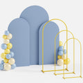 Arch Backdrop Stand and Cover Set Dusty Blue - Elegant Event Arch