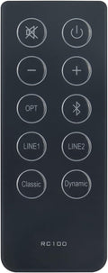 AULCMEET RC10D RC100 Replace Remote Control - Easy Plug and Play