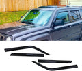 Tape-On Window Visors 4-Piece for 2007-2018 Jeep Patriot - Smoke Wind