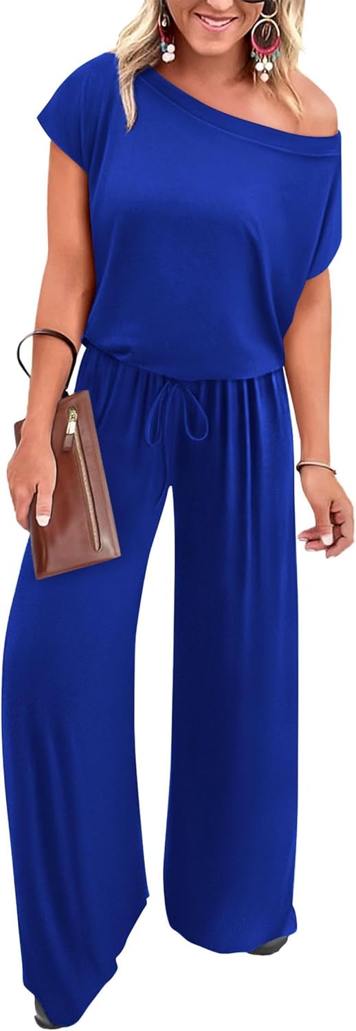 KIRUNDO Womens Jumpsuit 2025 Casual Summer Loose One Piece