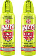 HALT! Fire Fighting Foam Spray 2-Pack - Compact Home Fire Safety