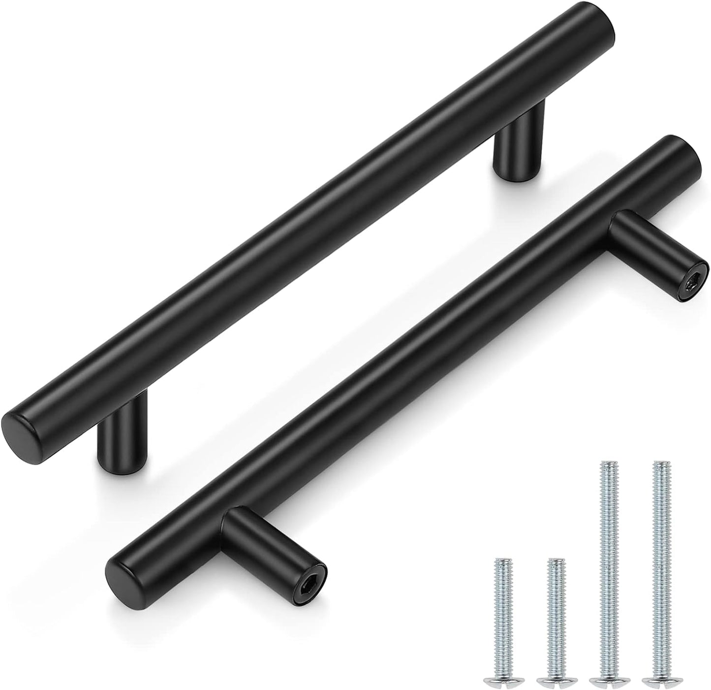 Probrico 30 Pack Black Cabinet Pulls for Kitchen and Closet