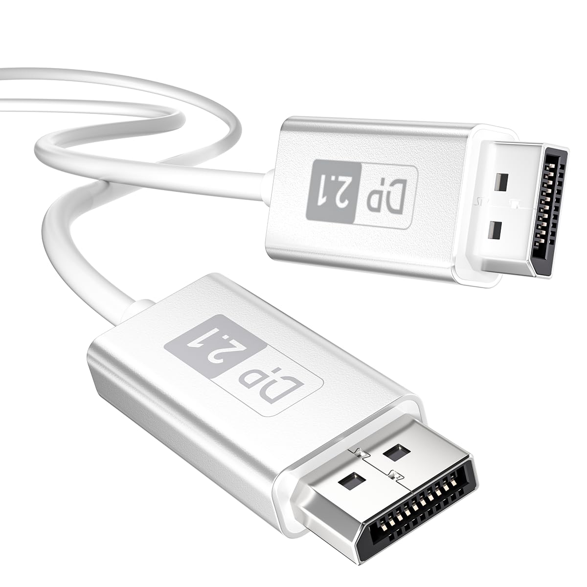 16K DisplayPort 2.1 Cable 50ft for Ultimate Gaming Experience