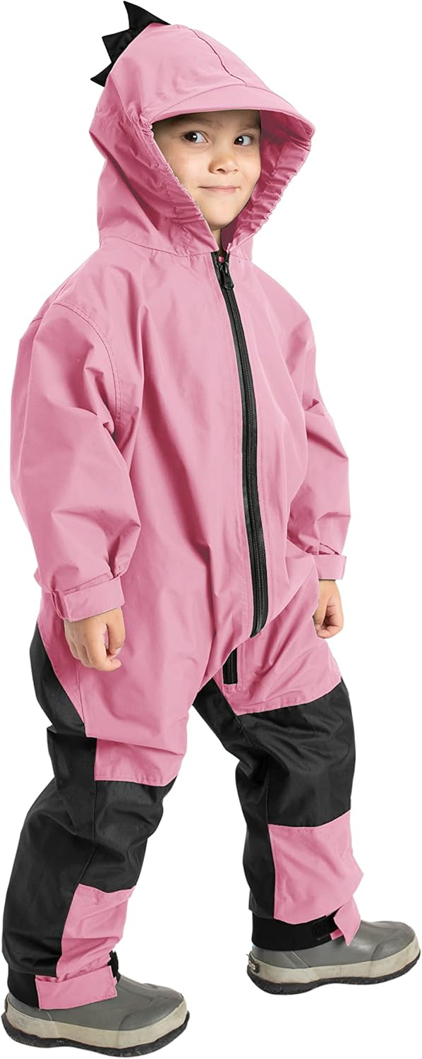 Kids Toddler Rain Suit - Waterproof Coverall for Active Play