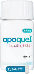 Apoquel (oclacitinib Tablet) for Dogs 3.6 mg, 15 Tablets - Fast Itch