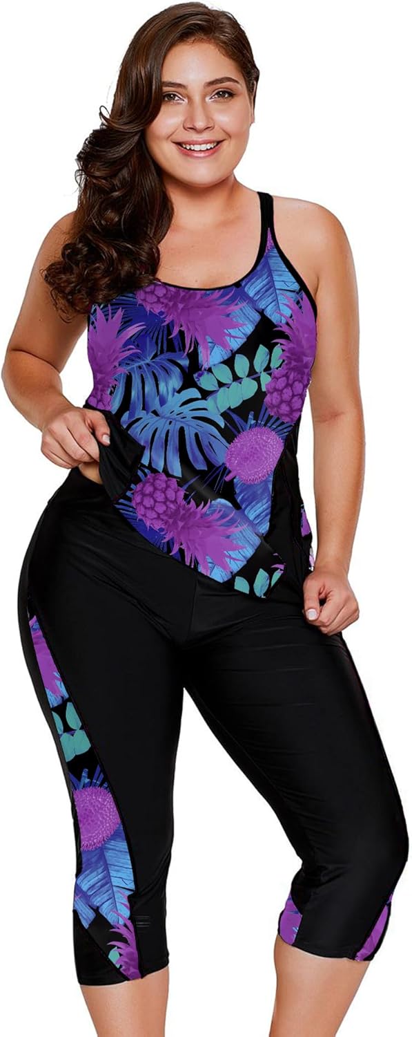 LALAGEN Womens Plus Size Swimsuits for Modest Summer Fun