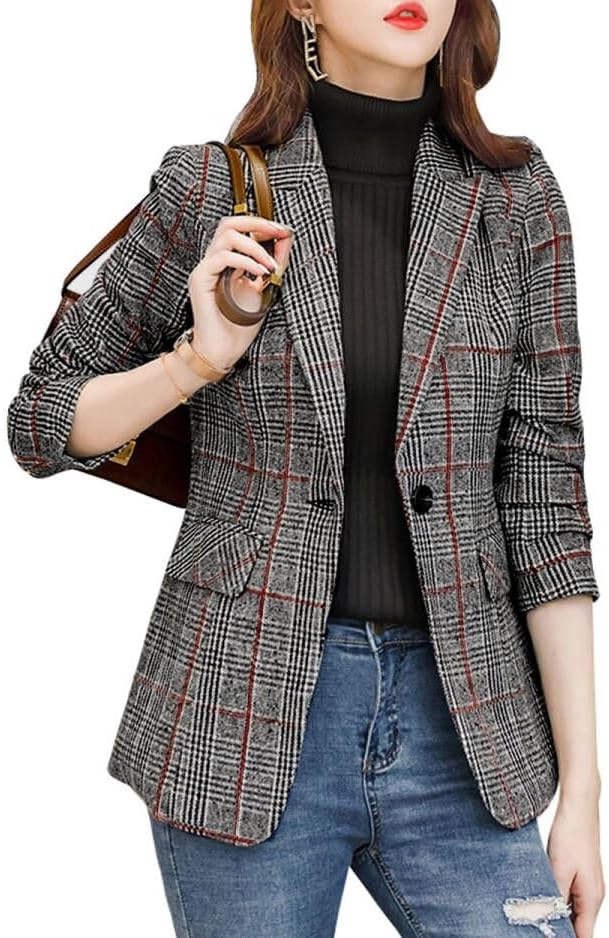 Stylish Women's Notch Lapel Blazer Suit for Every Occasion