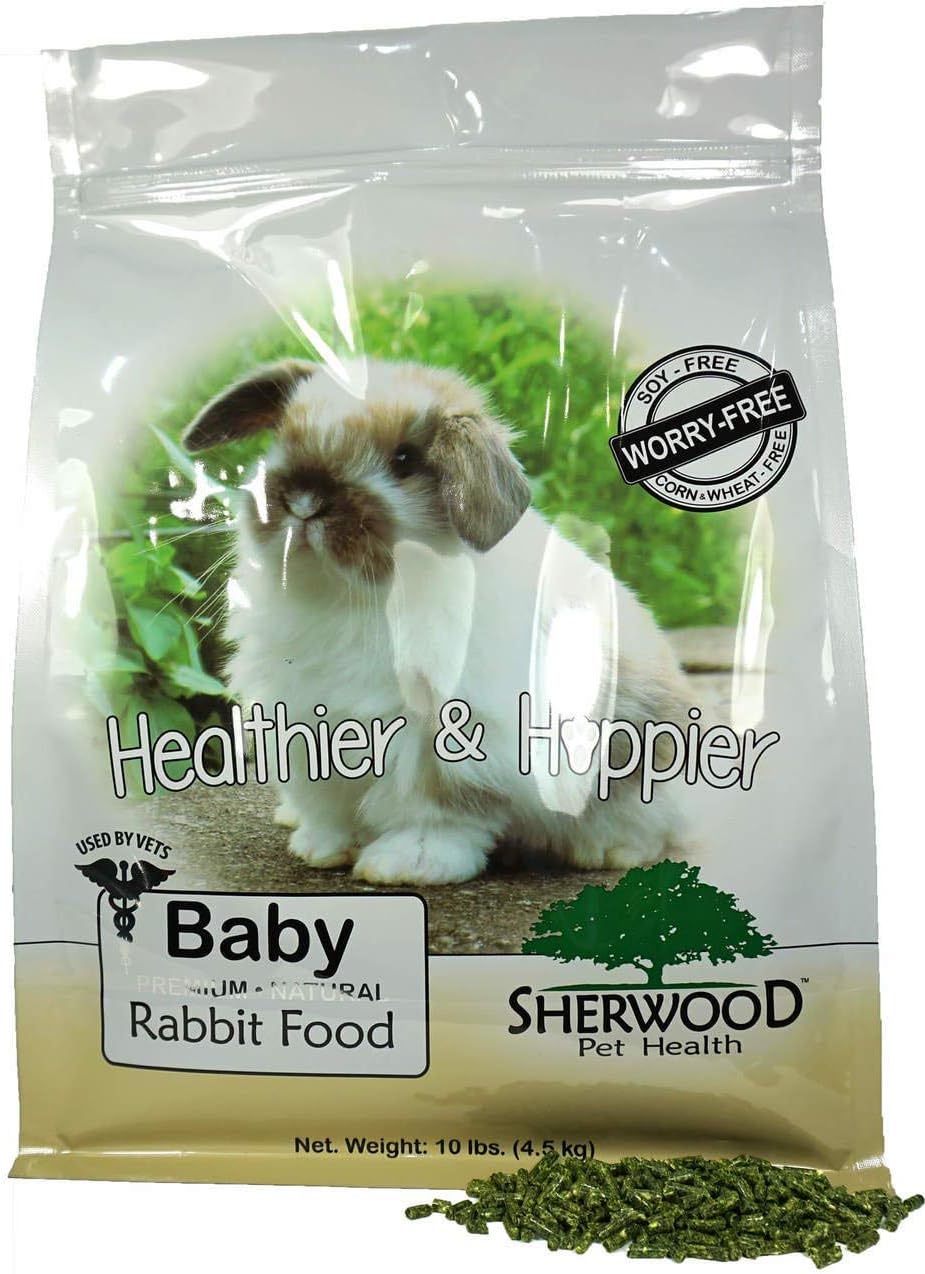 Sherwood Baby Rabbit Food: Hay-Based Pellets for Healthy Rabbits