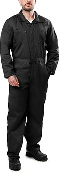 Kolossus Men Long Sleeve Cotton Blend Work Coverall - High Visibility