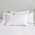 MooMee Bedding Pillowcases Pack of 4 King - Washed Cotton Linen Feel
