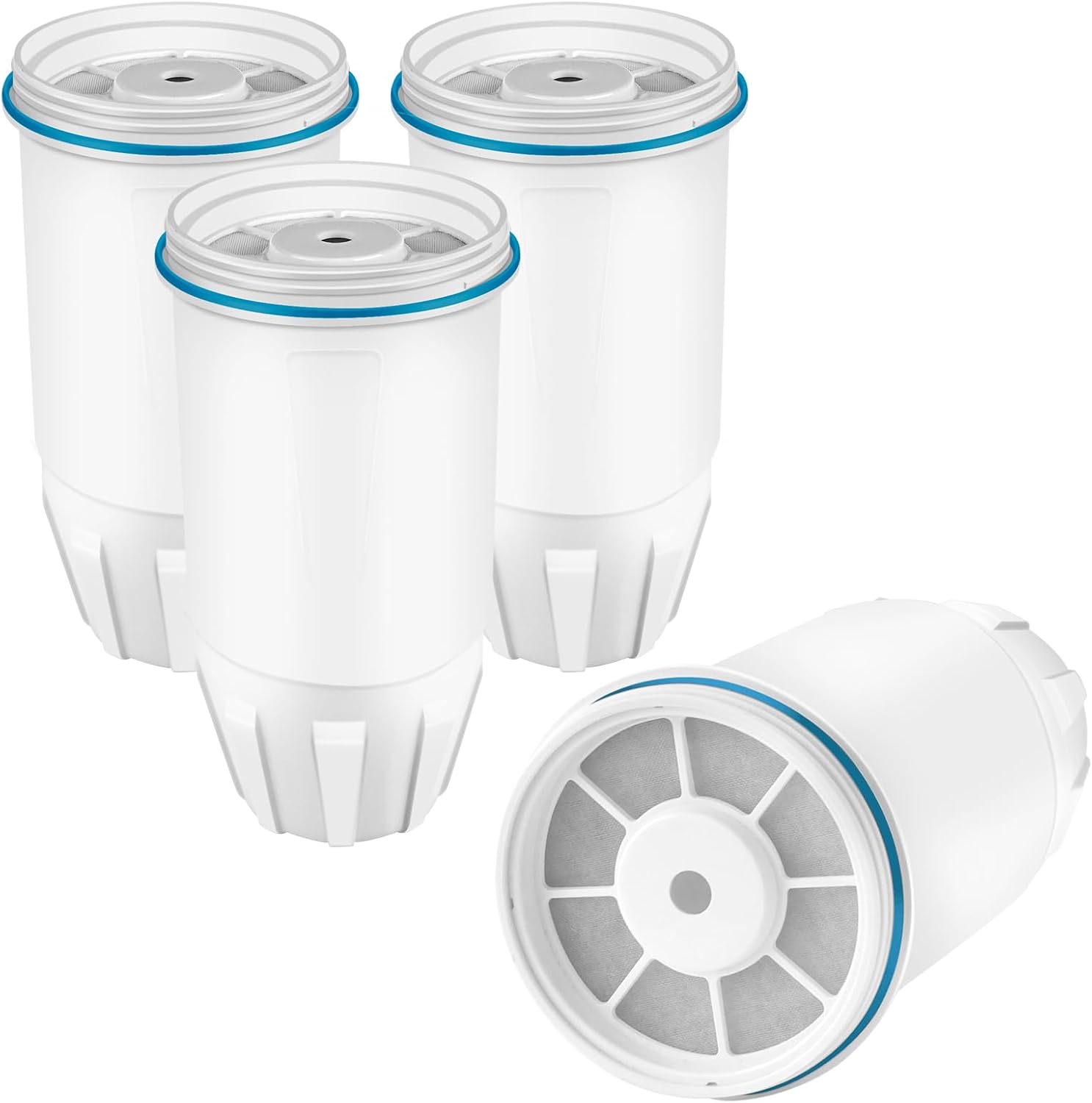 Upgraded Water Filter Replacement for Zero Water Pitchers, 4 Pack
