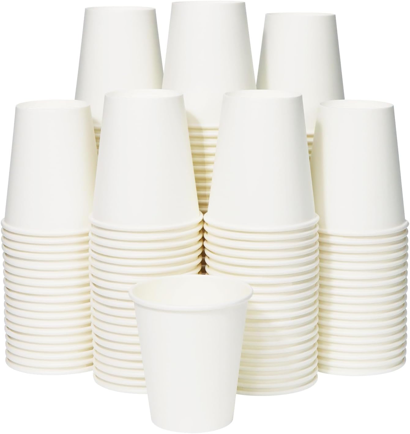 200 Count 6 OZ Heavy-duty Paper Cups for Hot and Cold Drinks by CantaGreen