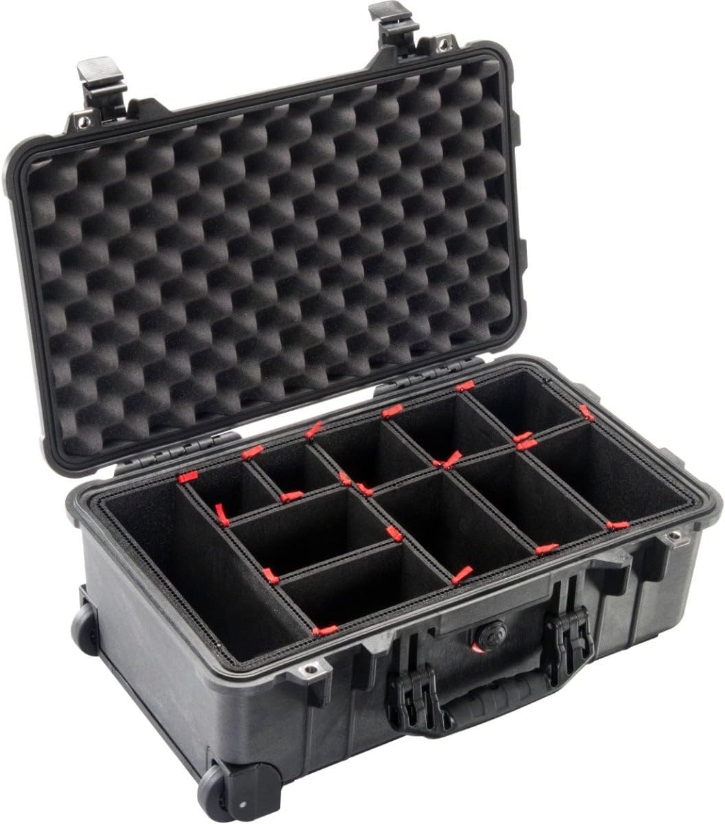 Pelican Protector Carry-On Case with TrekPak Insert for Travel