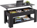 FDW 47 in Lift Top Coffee Table with Hidden Storage - Sleek Function