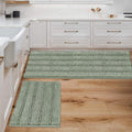 H.VERSAILTEX Chenille Bath Mats Set of 2 - Ultra Thick, Super