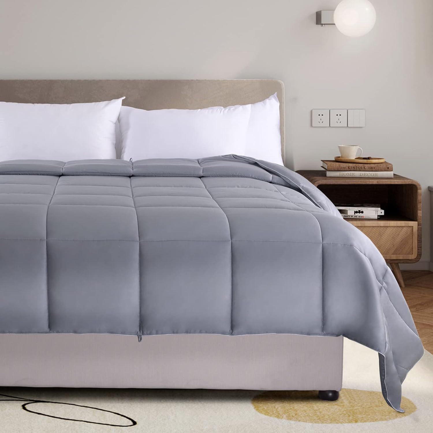 NEXHOME PRO Viscose from Bamboo Cooling Comforter for Queen Bed