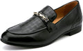 Men's Classic Faux Leather Loafers - Comfortable Dress Slip-Ons