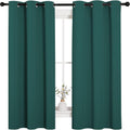 NICETOWN Thermal Insulated Blackout Curtains - Dark Green 42 by 63 in