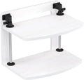 Computer Monitor Stand Riser for Reduced Neck Strain - Adjustable Wood