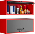 Yizosh Metal Wall Cabinet with Doors - Space-Saving Garage Storage