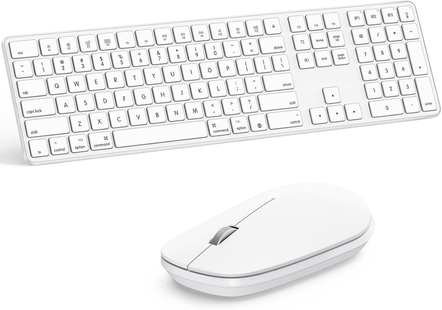 Wireless Keyboard & Mouse Combo for Mac, OMOTON
