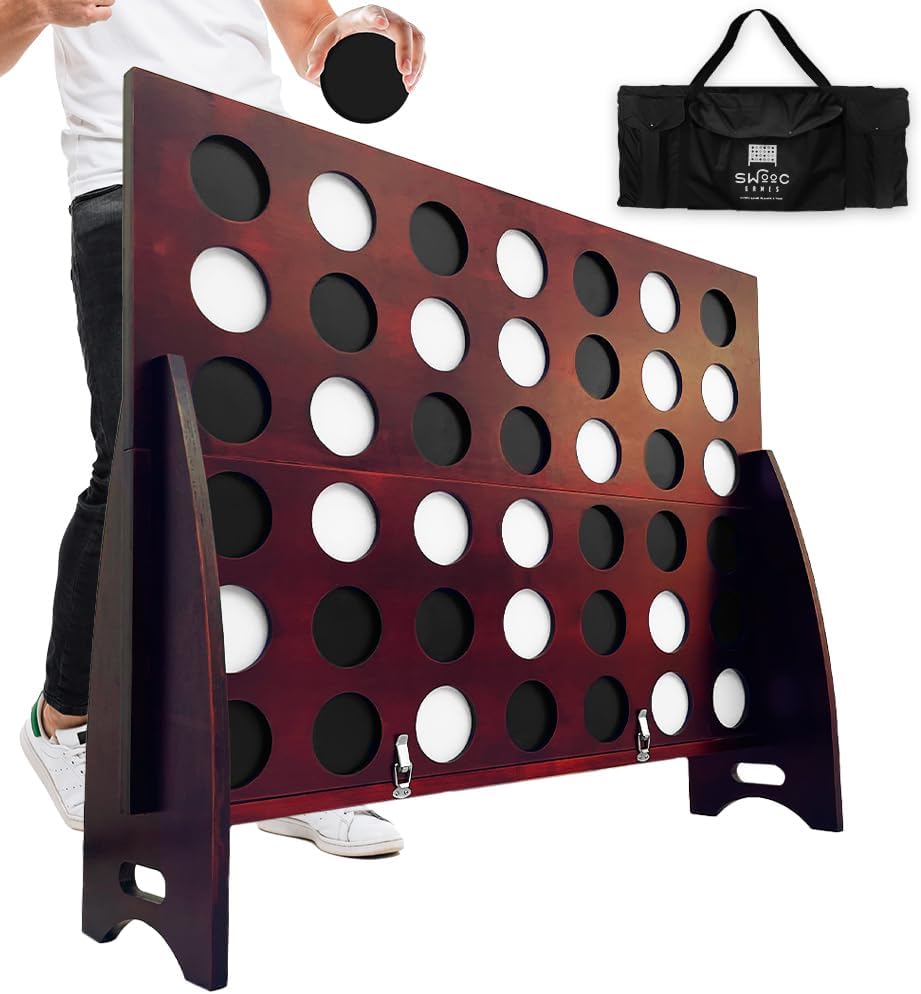 Giant 4 in A Row Game - XL Outdoor Fun for Family Gatherings