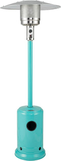 Portable Aqua Blue Patio Heater - 48,000 BTU Output