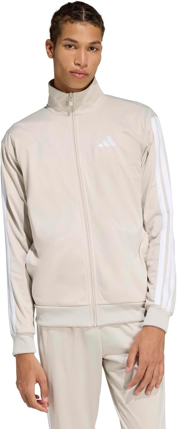 adidas Men's 3-Stripes Tricot Track Top for Ultimate Comfort