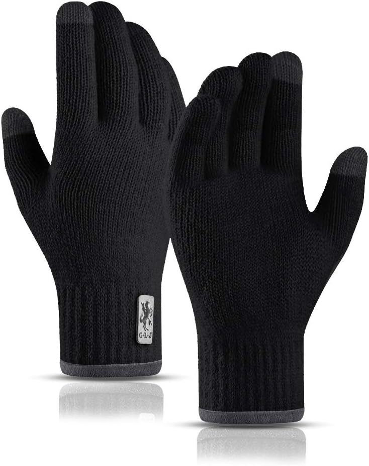 JUNRUI Touchscreen Winter Gloves - Stay Warm & Connected