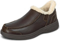 Orthopedic Leather Vito Hands-Free Slipper - Warm Support Clothing