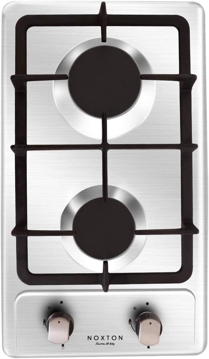 Noxton 12 inch Dual Fuel Gas Cooktop for RVs and Apartments