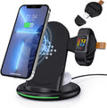 3 in 1 Wireless Charger for Fitbit Charge 6/5 and Phones - All-in-One