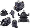 ENA Engine Motor and Trans Mount Set of 6 Compatible with Honda Accord