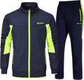 Men's 2-Piece Tracksuit Jogging Set - Full Zip Warm Up Suit
