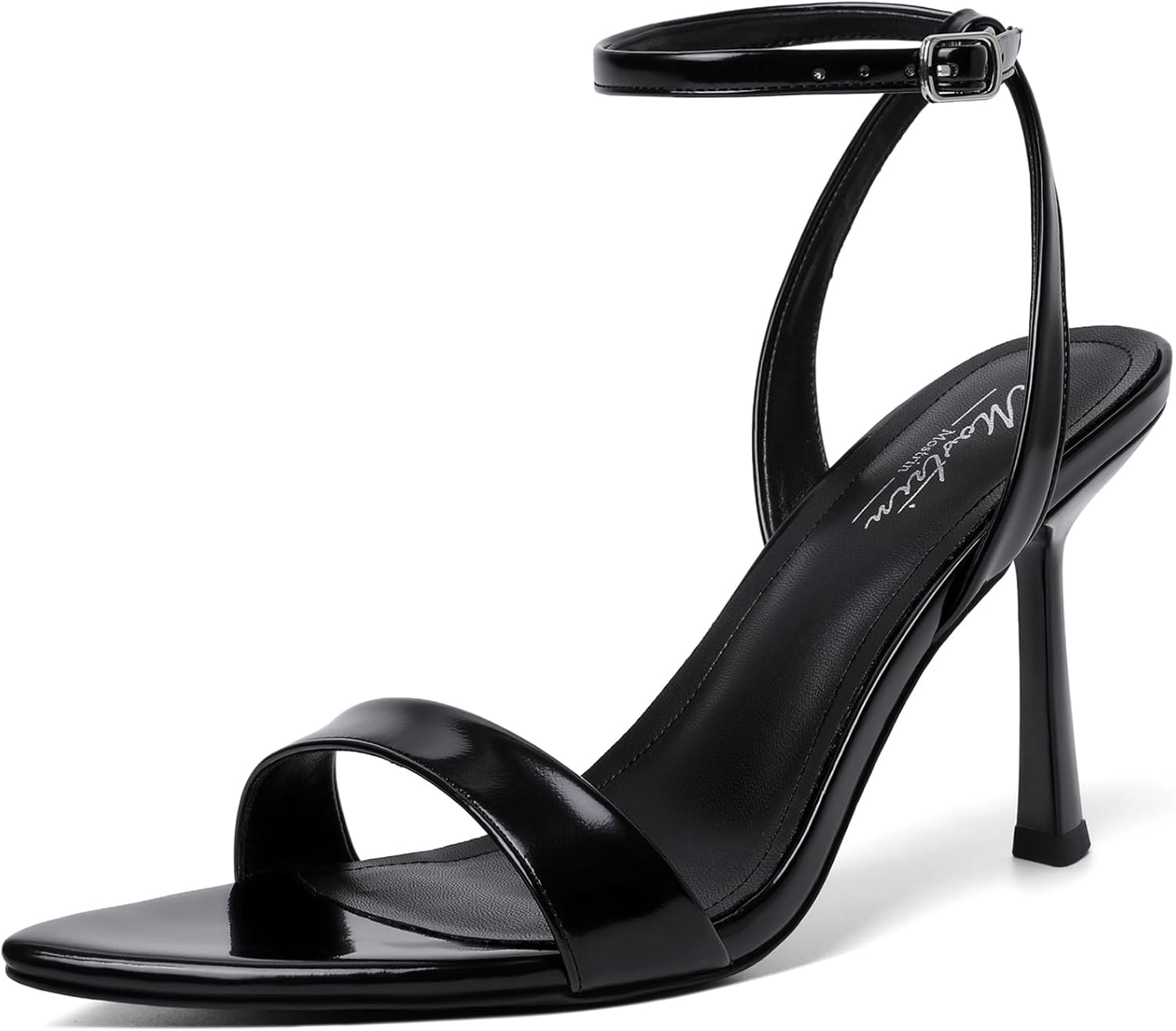 Mostrin Heels for Women Strappy Lace Up Ankle Strap Sandals
