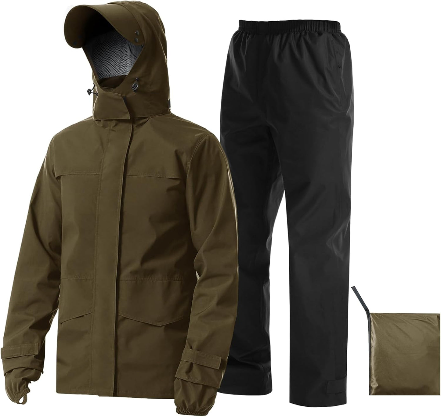 iCreek Rain Suit Waterproof Jacket and Pants for All Weather