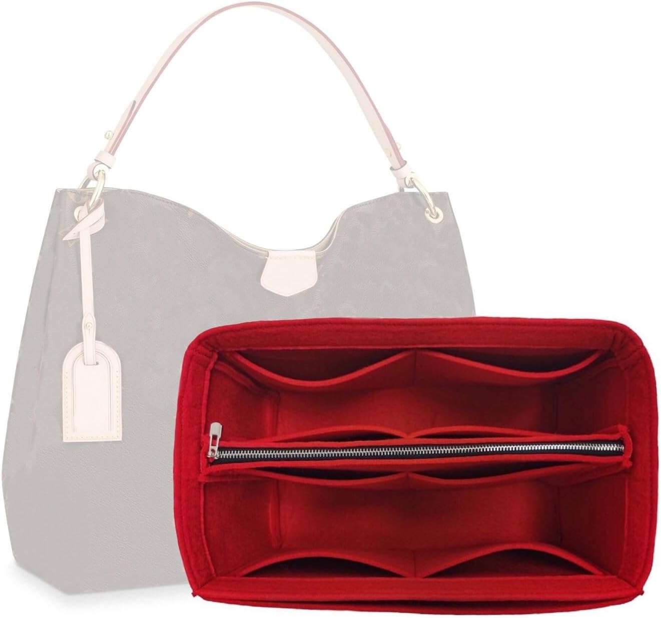 Divitize Premium Purse Organizer for LV Graceful PM/MM Bags
