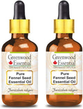 Greenwood Essential Pure Fennel Seed Essential Oil Pack of Two